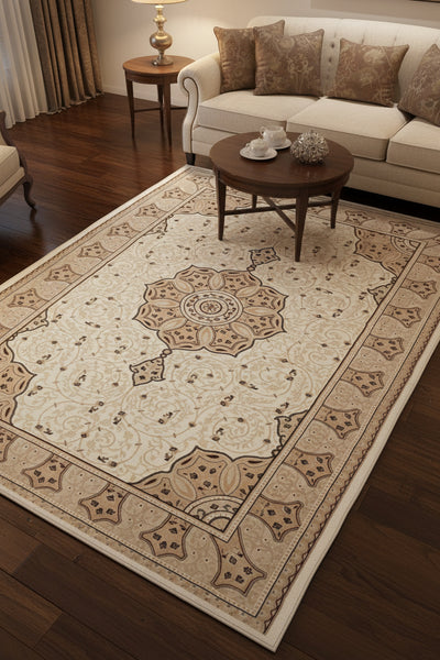 on the floor of a living room
