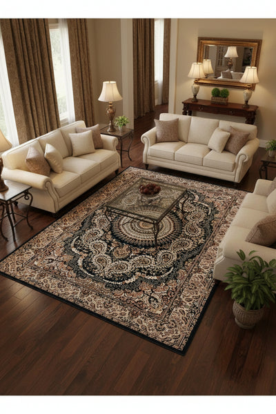 on the floor of a living room