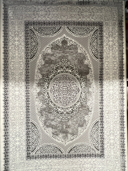 Farida Grey Bloom Classic Rug