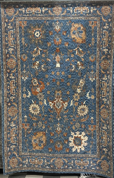 Passion Blue / Blue 7 foot x 10 foot