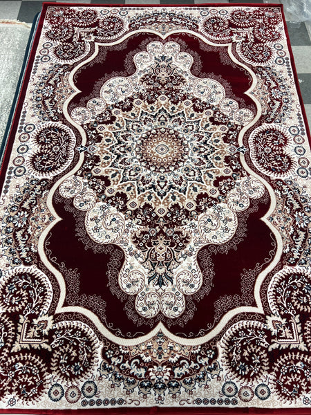 Safiya Crimson Super Silk Rug