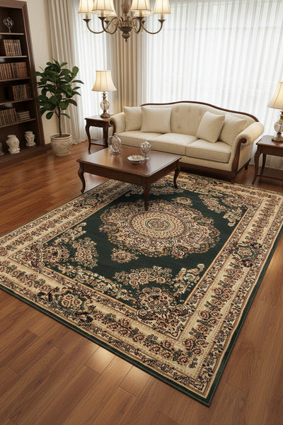 on the floor of a living room