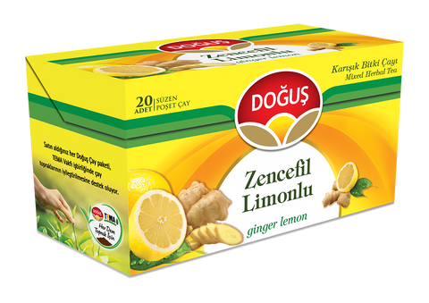 Zencefilli Limon Bitki Tea Bag (1.5g x 20)