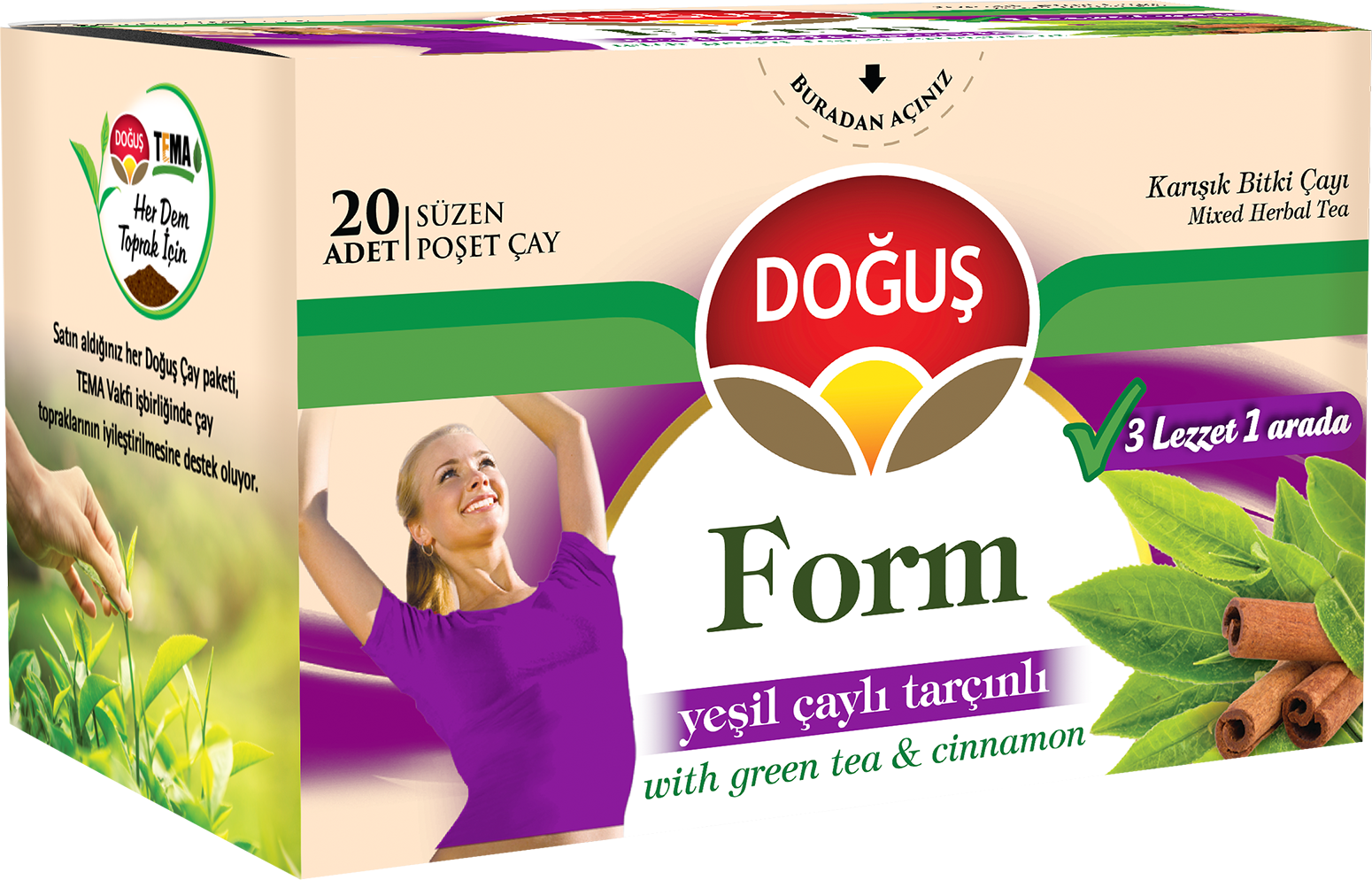 Form Tar. Suz Green Tea Bag (2g x 20)