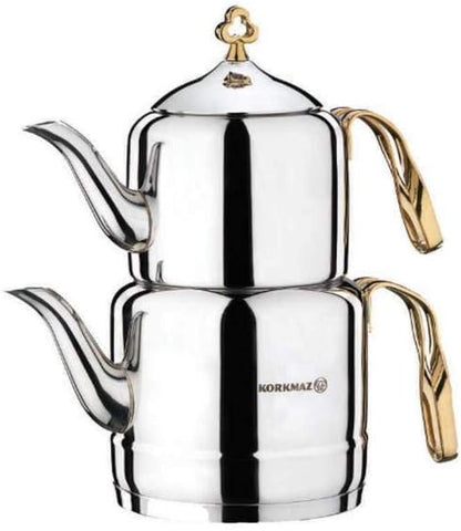 A212 Çintemani Tea Pot Set - Gold
