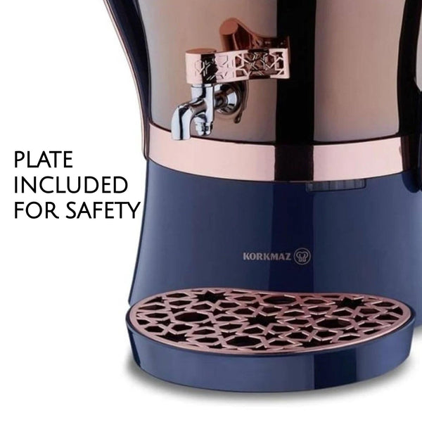 Korkmaz A843-05 Hanedan Çaykolik Electrical Samovar (Rosegold / Rosegold)